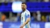 Mobeti #10 ya Argentina Lionel Messi na match ya Conmebol Copa America 2024 na groupe A na Canada, na stade Mercedes Benz, Goergie, 20 sanza ya motoba 2024. (AFP)