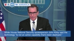 VOA60 America - White House Confirms Russia Pursuing ‘Space-Based’ Anti-Satellite System