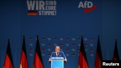 Germany's Alternative for Germany (AfD) party co-leader Tino Chrupalla attends a party convention in Essen, Germany, June 29, 2024. 