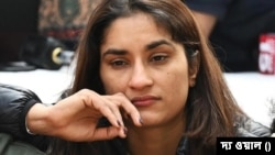 ভারতের মহিলা কুস্তিগির ভিনেশ ফোগট। 