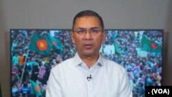 বাংলাদেশ জাতীয়তাবাদী দলের ভারপ্রাপ্ত চেয়ারম্যান তারেক রহমান, ২০ অগাস্ট ভিডিও থেকে নেয়া স্থির চিত্র। 