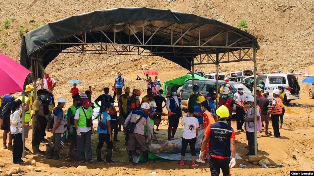 ဖားကန့်မြေစာပုံပြိုကျမှုကြောင့် သေဆုံးသူ ၃၃ ဦးတွေ့ရှိထား (သြဂုတ် ၁၆၊ ၂၀၂၃)