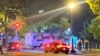 FILE - A box truck is seen crashed into a security barrier at a park across from the White House, Monday night, May 22, 2023, in Washington. Police have arrested a man they believe intentionally crashed the U-Haul truck into the barrier.
