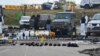 Kosovska policija prikazala je oružje i drugi materijal zaplenjen posle napada u selu Banjska na severu Kosova, 25. septembra 2023. (Foto: Budimir Ničić)