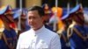 រូបឯកសារ៖ លោក ហ៊ុន ម៉ាណែត នៅពេលជាលោកជា​នាយករដ្ឋមន្ត្រីតែងតាំង ឈរនៅមុខរដ្ឋសភាជាតិ មុនពេលចូលរួមសម័យប្រជុំដំបូង សម្រាប់នីតិកាលទី ៧ នៃរដ្ឋសភា រាជធានីភ្នំពេញ ថ្ងៃទី២១ ខែសីហា ឆ្នាំ២០២៣។ 