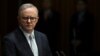 FILE - Australian Prime Minister Anthony Albanese speaks to the media during a signing ceremony at the Australian Parliament House in Canberra, Australia, June 17, 2024. 