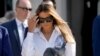 Melania Trump poslije glasanja na primarnim izborima u Palm Beachu na Floridi, mart 2024. (AP Photo/Wilfredo Lee)