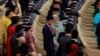 Presiden Joko Widodo menyapa para anggota DPR saat tiba di Gedung DPR/MPR untuk menyampaikan Pidato RAPBN dan Nota Keuangan menjelang Hari Kemerdekaan, di Jakarta, Rabu, 16 Agustus 2023. (Foto: Willy Kurniawan/Pool/AFP)