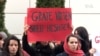 Kosovo, Pristina, International Women's Day protest