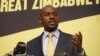 Nelson Chamisa, Zimbabwe main opposition leader of Citizens Coalition for Change in Harare, on Aug. 27, 2023 where he said he disputed Wednesday general election. (Columbus Mavhunga/VOA) 