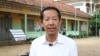 រូបឯកសារ៖ លោក រ៉ុង ឈុន អនុប្រធានម្នាក់របស់គណបក្សភ្លើងទៀន ផ្តល់បទសម្ភាសន៍ដល់វីអូអេ បន្ទាប់ពីបានបោះឆ្នោតជាតិអាណត្តិទី ៧ នៅស្រុកស្អាង ខេត្តកណ្តាល កាលពីថ្ងៃទី ២៣ ខែកក្កដា ឆ្នាំ ២០២៣។ (លាស់ លីបលីប/វីអូអេ)