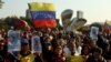 People march in support of Venezuela's opposition coalition that continues to push for recognition of what it says is its resounding victory in last month's presidential election, in Buenos Aires, Argentina, Aug. 17, 2024.