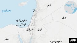Israel Gaza Palestine Map