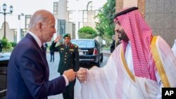 Biden iyo Mohammed bin Salman 