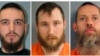 Pol Belar, Džozef Morison i Pit Musiko, osuđeni za stvaranje savezništva sa vođom zavere za otmicu guvernerke Mičigena. (Foto: Arhiva AP /Alvin S. Glenn Detention Center and Jackson County Sheriff's Office)