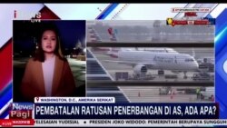 Laporan Langsung VOA untuk iNews: Ada Apa dengan Pembatalan Ratusan Penerbangan di AS?