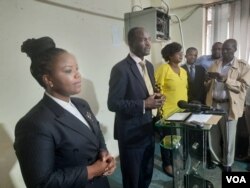 UNkosazana Fadzayi Mahere lamanye amalunga ebandla leCCC eHarare