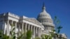 Sun shines on the U.S Capitol dome on Capitol Hill in Washington, June 9, 2022. 