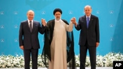 Putin, Reîsî û Erdogan