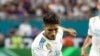 Achraf Hakimi lors du match amical entre le Real Madrid et le FC Barcelone à Miami, le 29 juillet 2018