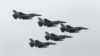 台湾空军F-16战机2015年7月4日在新竹参加汉光军演。