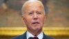 President Joe Biden speaks about Hurricane Milton from the Roosevelt Room at the White House in Washington, Oct. 9, 2024. Biden is heading to Germany on Oct. 17 and will visit Angola the first week in December.