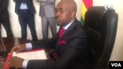 Mutungamiri weMDC VaNelson Chamisa Vokurudzira Nhaurirano Pkati Pavo naVaMnangagwa