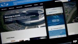 英国政府通讯总部（GCHQ）的网站。
