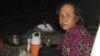 Khorn Khorn, 64, a villager in Sre Chrab village, Kampong Speu province, talked to VOA Khmer on March 4, 2020. (Sun Narin/VOA Khmer)