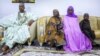 Ruth Ngladar Pogu, ta biyu daga dama a lokacin da aka gabatar da ita ga gwamna Zulum.(Facebook/Gwamna Zulum)