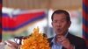រូប​ឯកសារ៖ លោកនាយករដ្ឋមន្ត្រី ហ៊ុន សែន ថ្លែងនៅក្នុងពិធីសម្ពោធគម្រោងការពារទឹកជំនន់ក្រោមការឧបត្ថម្ភពីប្រទេសជប៉ុន នៅរាជធានីភ្នំពេញ ថ្ងៃទី៤ ខែមីនា ឆ្នាំ២០១៩។ 