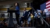 Michigan's Governor Gretchen Whitmer speaks as she holds a rally with Pennsylvania's Governor Josh Shapiro in support of U.S. Vice President Kamala Harris' Democratic presidential election campaign in Ambler, Pennsylvania, July 29, 2024.