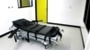 FILE - A "death chamber" is seen at a U.S. prison in an Oct. 24, 2001, photo. The southern U.S. state of Arkansas has drawn national attention by rushing several executions before the end of April when its supply of lethal injection ingredient midazolam expires.