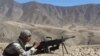 FILE - An Afghan security forces member takes part in a military operation in Jurm district, Badakhshan province, Afghanistan, March 31, 2018.