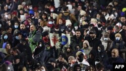  Protetsta kundër vendimit të qeverisë për anëtarësim në BE, Tbilisi, Gjeorgji