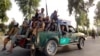 Mayakan Taliban a radar Lahadi a burnin Kabul 15 ga watan Agusta, 2021. (AP Photo/Sidiqullah Khan)