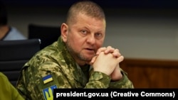 RFERL: Головнокомандувач Збройних сил України Валерій Залужний. Київ, 24 квітня 2022 року