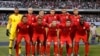 United States men's soccer players pose for a picture before the 2019 Gold Cup final football match between USA and Mexico on July 7, 2019.