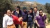 Pandji Pragiwaksono (ke-2 dari kanan) bersama tim di Los Angeles, California (foto/dok: Endah Redjeki).