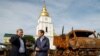 U.S. Senators Graham and Blumenthal visit an exhibition of destroyed Russian vehicles and weapons in Kyiv