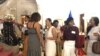 Haitian-American women mingle and discuss the earthquake at the Haitian Ladies Brunch at the Embassy of Haiti in Washington, Oct. 7, 2018. (Photo: S. Lemaire / VOA ) 