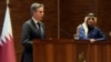 Gjatë konferencës për shtyp në Katar