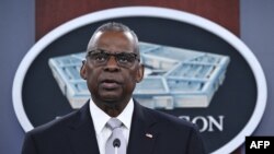资料照： 美国国防部长劳埃德·奥斯汀（Lloyd Austin）（法新社）