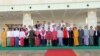 နိုင်ငံတော်သမ္မတဦးသိန်းစိန်နဲ့ တိုင်းရင်းသားလက်နက်ကိုင်အဖွဲ့တို့ သီးခြားတွေ့ဆုံစဉ်။ (ဓာတ်ပုံ-ဦးလှမောင်ရွှေ) ဇန်နဝါရီ ၅၊ ၂၀၁၅
