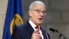 FILE - Nebraska Secretary of State Bob Evnen holds a news conference in Lincoln, Nov. 4, 2020. In July, 2024, Evnen ordered county election officials to reject the voter registrations of those with felony convictions, citing an opinion issued by Attorney General Mike Hilgers.