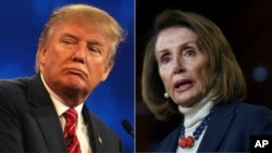 UMongameli Donald Trump loNkosikazi Nancy Pelosi