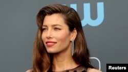 FILE - Actress Jessica Biel is seen in Santa Monica, California.