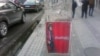 Şəkidə “Xədicəni azad et!” plakatları 