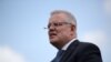 FILE - Australian Prime Minister Scott Morrison speaks during a joint press conference held with New Zealand Prime Minister Jacinda Ardern at Admiralty House in Sydney, Australia, Feb. 28, 2020. 