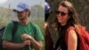 Les deux experts de l'ONU Michael Sharp, à gauche, et Zaida Catalan tués en RDC. Ils font partie des six personnes portées disparues dans la région du Kasaï au Congo depuis le 12 mars 2017. Cette image composite a été réalisée à partir de photos prises de leurs pages Facebook.